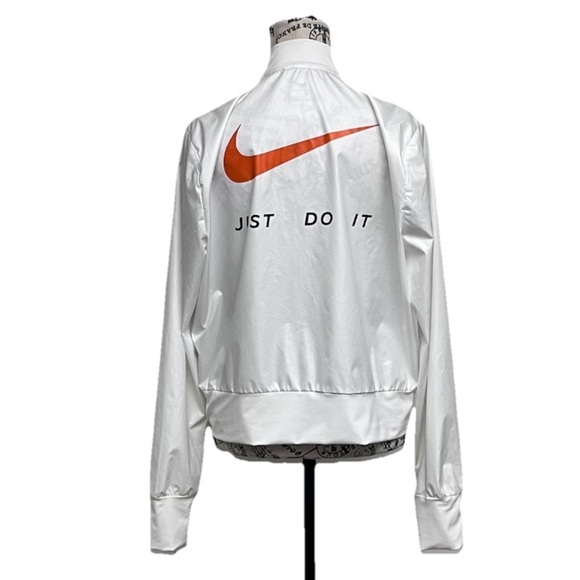 Nike Windrunner Ripstop Full Zip Windbreaker Jacket Ivory L Athletic Streetwear - Picture 4 of 9